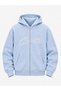 Cr .Embroidered Oversize Zipp Hoodie - 4