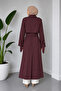 Women's Modal Tencel Belted Pocketed Lined Long Trench Coat - 4