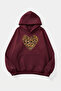 Unisex Soft Textured Leopard Kalop Printed Design Oversize 3 Thread Hoodie Sweatshirt