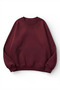 Unisex Soft Textured Rome Printed Design Oversize 3 Thread Crew Neck Sweatshirt - 2