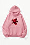 Unisex Soft Textured Alpha Chi Printed Design Oversize 3 Thread Hoodie Sweatshirt