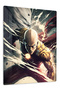 Saitama Anime Metal Wall Art