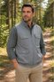 Men's Fabric Hunting Vest Multi-Pocket Zippered Seasonal Outdoor Vest 2037