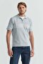 Men's Striped Polo Neck Knit T-Shirt - 5