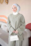 Olive Spanish Sleeve Tunic Pantsuit - 3