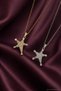 Women's Zircon Stone Asymmetric Star Necklace Stylish Daily Design Gift Necklace - 3