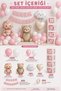 Baby Girl Hospital Room Decoration Set – Baby Shower Birth Room Decoration, 50 Balloons, Baby Box, Foil Balloon, Happy Birthday Banner - 2