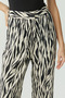 Satin Textured Patterned Trousers - 6