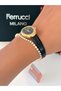 Leather Cord Oval Case Women's Wristwatch 2 Years Warranty 3 Atm Water Resistant + Bracelet Gift - 6