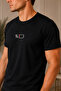 Men's Short Sleeve Printed Pajama Set Comfortable Fit Long Bottom Home Wear - 2