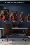 Shadow Anime Warrior Anime Metal Wall Art - 6