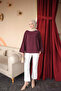 Plum Wide Sleeve Blouse - 3