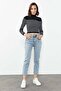 Women's Ribbed Striped Sweater - 6
