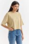 Women's Letter Print Short T-Shirt - 3