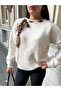 Women's Leopard Scarf Knitwear Sweater - 4