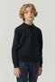 Boy's Buttoned Polo Neck Knit Sweater - 4
