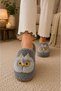 Women'S, Owl Figured, Plush, Comfortable, Home Wear, Plush House Slippers - 4
