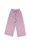 Girl's Lilac Corded Fabric Wide Leg Leggings Trousers