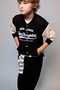 College Collar Bomber Black Boy's Cardigan H9891A8/Bk81 - 3