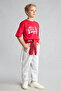Regular Fit Gray Boys' Sweatpants H9195A8/Gr400 - 2
