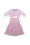 Baby Girl Pink Bolero Tulle Ruffle Dress - 3