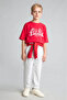 Regular Fit Gray Boys' Sweatpants H9195A8/Gr400