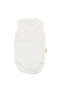 Unisex Ecru Jacquard Strappy Snap Fastener Bodysuit