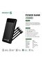 ZEROSPACE ZPB25 25,000mAh Power Bank. Designed for convenience, it features a clear digital LED battery display and four built-in charging cables for different devices.