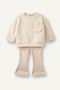 Crew Neck Sweatshirt Top Spanish Leggings Bottom 2-Piece Set Baby Girl I3840A526Wn - 7
