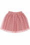 Girl's White Dusty Rose Stone-Embellished Floral Tulle Skirt 2-Piece Set - 4