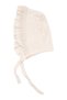 Baby Girl Ecru Tulle Laced Ruffle 5 Piece Hospital Discharge Set - 5