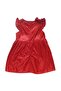Girl's Red Glitter Ruffle Dress - 2