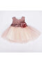 Baby Girl Salmon Tulle Bow Dress