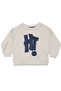 Boy's White Blue Hi B Printed Beret 3-Piece Set - 3