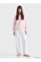 Özmarka New Season Pink Oversize Women's Thick Sweatshirt - 2
