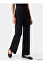 Özmarka New Season Black Soft Touch Stone Women's Trousers - 2