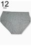 Tutku-Women's Gray 12-Piece Lycra Bato Panties Elf568Tccm12 New Season