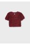 Brown Girls' Tasseled Blouse 7067