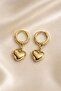 Heart-Shaped Earrings - 2