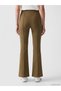 Peak New Season Khaki High Waist Spanish Leg Women's Trousers - 4