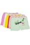 Tutku-Girls' Multi-Colored Cotton Boxer 12-Pack