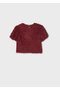 Brown Girls' Tasseled Blouse 7067 - 2