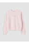 Özmarka New Season Pink Printed Oversize Women's Sweatshirt - 5