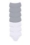 Tutku-4 Pieces Women's High Waist Bato Thick Rubber Panties White