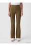 Peak New Season Khaki High Waist Spanish Leg Women's Trousers - 2