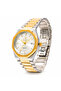 Legacy Men’s Analog Quartz Watch | Octagonal-Inspired Case, Date Display, Luminous-Style Hands & Integrated Metal Bracelet – Gold/Silver Case - 2
