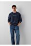 Logo Printed Distressed Fabric Regular Fit Men's Sweatshirt. - 2