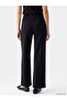 Özmarka New Season Black Soft Touch Stone Women's Trousers - 4