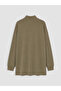 Mock Neck Soft Touch Women's Sweatshirt Tunic - 3