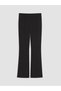 Ozmarka New Season Black High Waist Spanish Flare Women's Trousers - 5